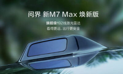 Huawei AITO M7 Max Refreshed 192-line LiDAR