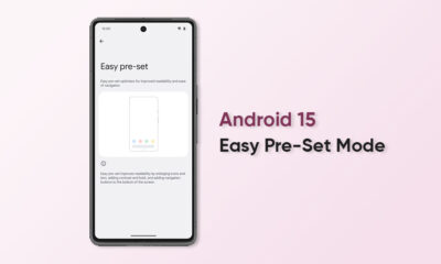 Android 15 easy pre-set mode