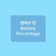 battery percentage emui 12