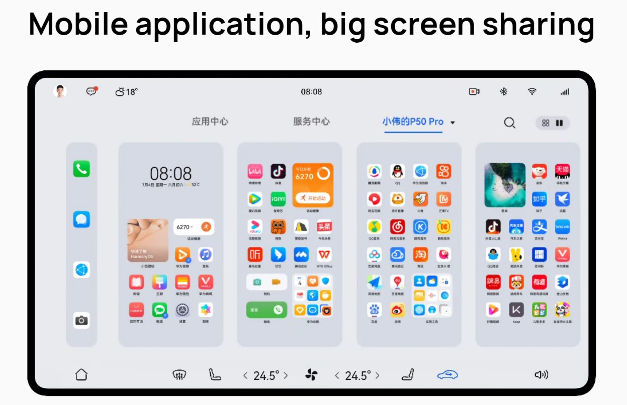 harmonyos 3 mobile app sharing