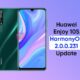 Huawei Enjoy 10S gets HarmonyOS 2.0.0.231 software update