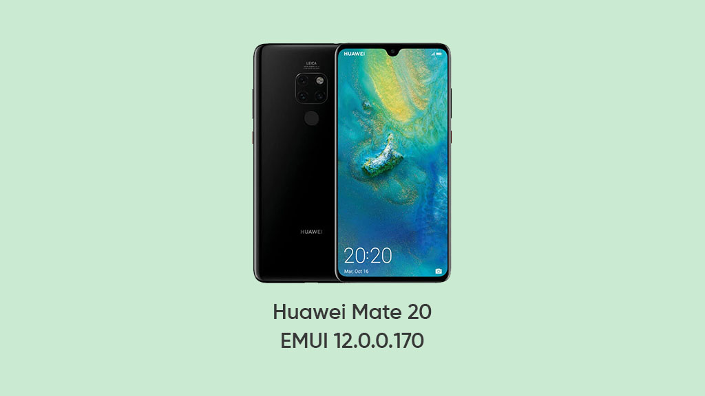Standard Huawei Mate 20 EMUI 12.0.0.170S