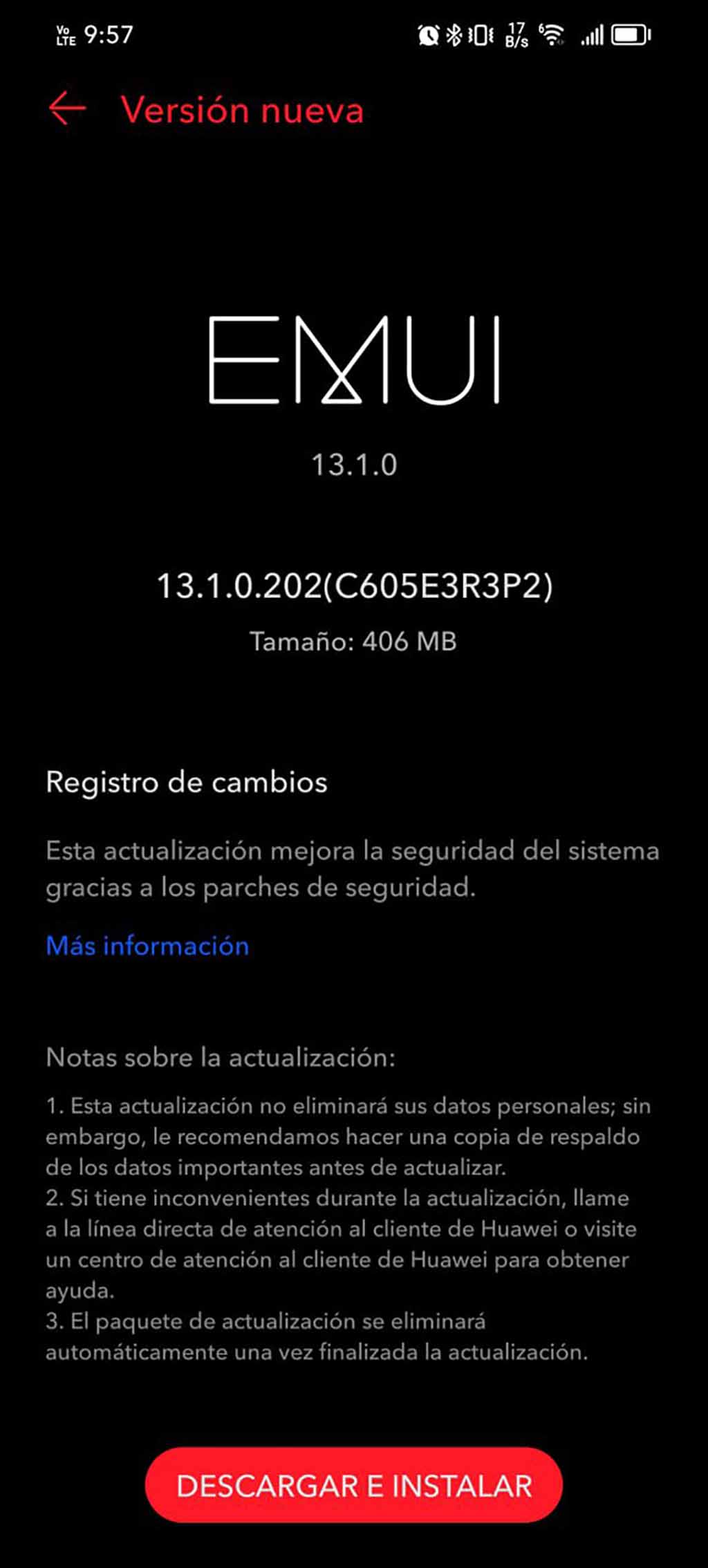 Huawei P60 Pro February 2024 update