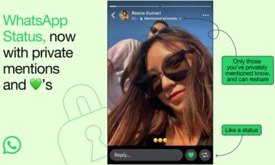 WhatsApp like mentions status